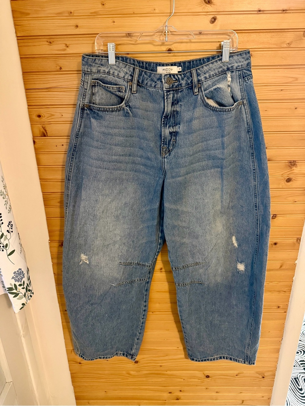 Los Angeles Light Blue Barrel Denim Jeans